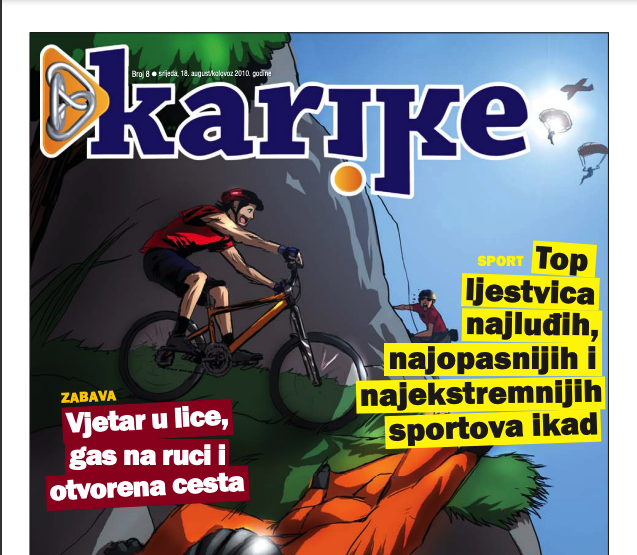 Karike 8, August/Kolovoz 2010.